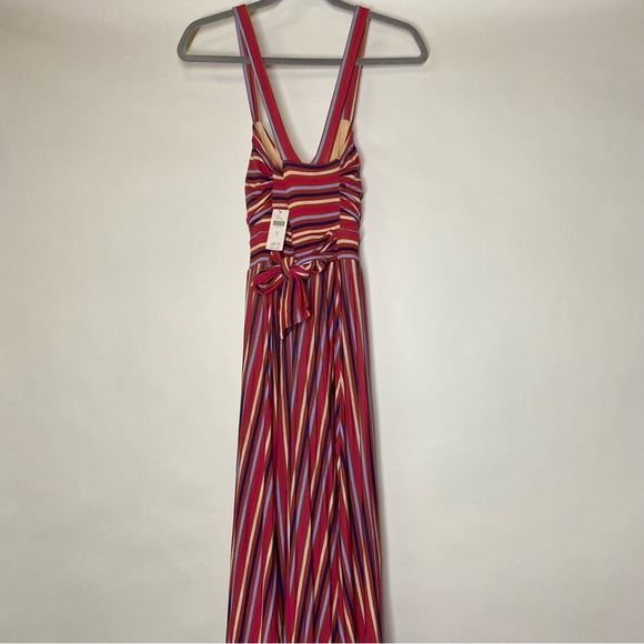 NEW Maeve Anthropologie Small Gabriela Sleeveless Faux Wrap Ruffle Maxi Dress - Picture 4 of 11